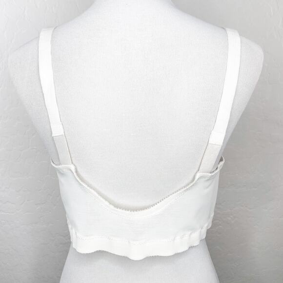 GODDESS White Front Closure Bra Style 0204 Vintage US 46 C NEW NWT Plus - Picture 4 of 5